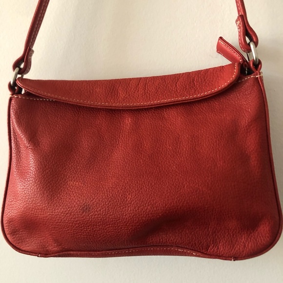 Tignanello Handbags - Tignanello Red Leather Purse